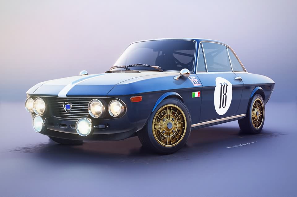 3D模型:经典老车蓝旗亚 LANCIA FULVIA 1967 (Fbx/含材质) 免费下载 - R站|学习使我快乐! - 1 3D模型:经典老车蓝旗亚 LANCIA FULVIA 1967 (Fbx/含材质) 免费下载 - R站|学习使我快乐! - 1
