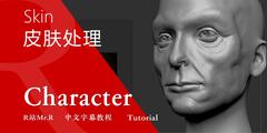 【R站译制】中文字幕 CG&VFX《人物角色宝典》人物角色头部皮肤处理解析 视频教程 免费观看
