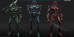 3D模型：炫酷的科幻机器人三维模型设计 Robotic Design (Fbx/Mb格式含材质贴图)